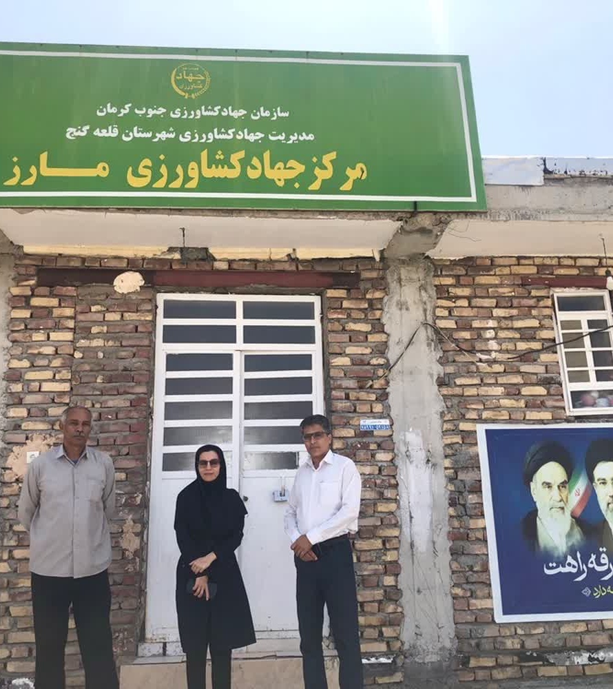 بازدید محقق معین از منطقه مارز در شهرستان قلعه گنج