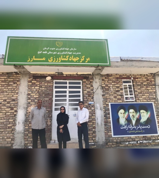 بازدید محقق معین از منطقه مارز در شهرستان قلعه گنج