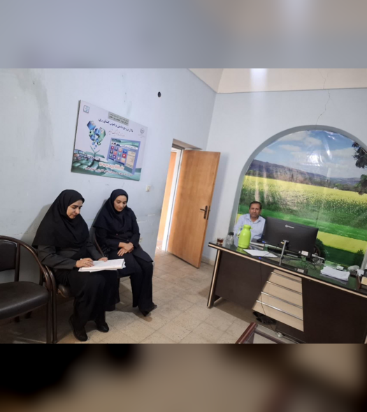نشست کارگروه مسئله‌محور ارتقای بهره‌وری پهنه‌های تولیدی در مرکز جهاد کشاورزی شهرستان جیرفت