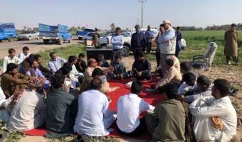 برگزاری کارگاه آموزشی ترویجی مدیریت آفت سن گندم در زهکلوت