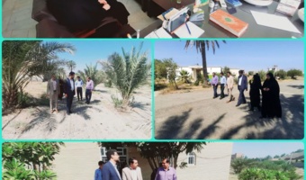 بازدید فرماندار کهنوج از پردیس و آموزش کشاورزی و هنرستان دخترانه کوشش کهنوج