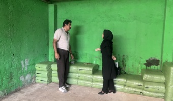 بازدید مسئول ایستگاه تحقیقات علوم دامی شهید بهشتی از کارخانه خوراک دام
