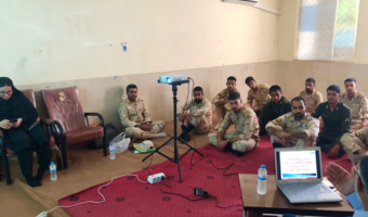 دوره آموزشی مهارتی اصول احداث گلخانه ویژه کارکنان وظیفه یگان تکاوری انتظامی ۱۱۶ شهرستان کهنوج
