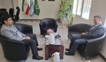 دیدار رئیس بخش بیماری‌های گیاهی مؤسسه تحقیقات گیاه‌پزشکی کشور با سرپرست مرکز تحقیقات و آموزش کشاورزی جنوب کرمان