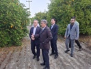 بازدید از باغات مرکبات و خرما،چاههای آب و تاسیسات در مرکز تحقیقات و آموزش کشاورزی جنوب کرمان