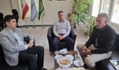 نشست مشترک مدیر شرکت تولید بذر گندم جنوب کرمان با سرپرست مرکز