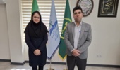 دیدار نماینده انجمن خرمای استان کرمان با سرپرست مرکز تحقیقات و آموزش کشاورزی جنوب کرمان
