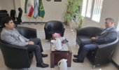 دیدار رئیس بخش بیماریهای گیاهی مؤسسه تحقیقات گیاهپزشکی کشور با سرپرست مرکز تحقیقات و آموزش کشاورزی جنوب کرمان
