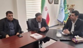 دیدار مدیرعامل شرکت کشت و صنعت جیرفت با سرپرست مرکز تحقیقات و آموزش کشاورزی جنوب کرمان