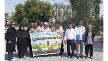 دوره آموزشی ترویجی پیشگیری و مبارزه با بیماری تب برفکی در شهرستان منوجان