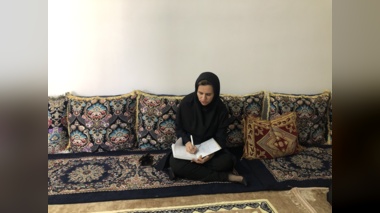 بازدید محقق معین مرکز جهاد کشاورزی رمشک (قلعه گنج) از حوزه تحت پوشش