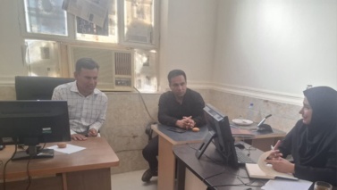 بازدید از مرکز جهاد کشاورزی در حوزه شهرستان منوجان