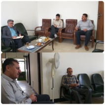 بازدید در راستای طرح محقق معین از حوزه مرکز خدمات جهاد کشاورزی اسفندقه