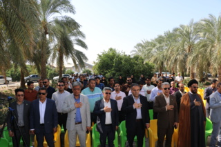 نهمین کـاروان ترویـج بهره وری ویژه الگوی کشت محصولات زراعی بــا رویکرد تغییر اقلیم در جنوب کرمان برگزار شد