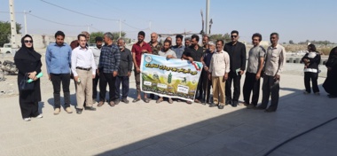 برگزاری کارگاه آموزشی ترویجی اصول احداث بادشکن در اطراف مزارع