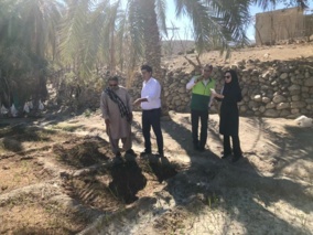 بازدید محقق معین از مزارع سیر