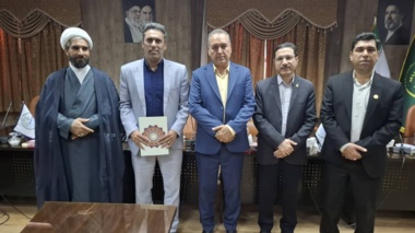 معارفه دکتر سید محمد علوی سینی به عنوان معاون پژوهش، فناوری و انتقال یافته‌های مرکز تحقیقات جنوب استان کرمان
