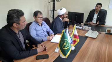 اولین جلسه کاری دکتر سید محمدعلوی در معاونت پژوهشی مرکز تحقیقات و آموزش کشاورزی جنوب کرمان